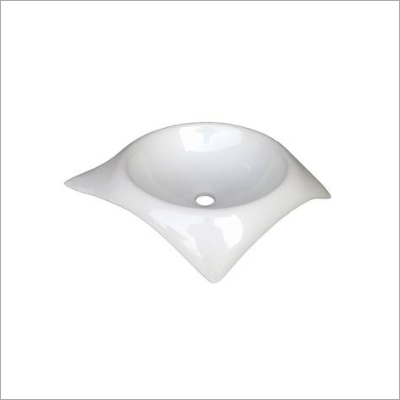 Round Table Top White Bathroom Sinks