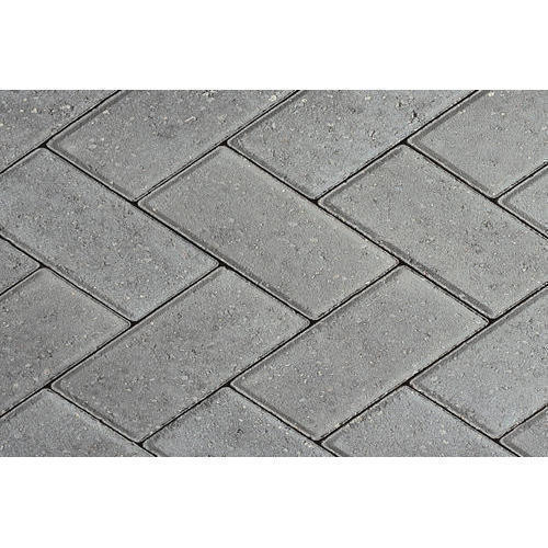 Matt Paver Block - 60 mm Thick, Yellow Color Coated Concrete | 1.90 kg Weight, Ideal for Home & Industrial Use