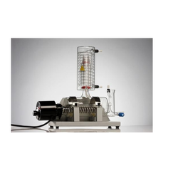 Single Quartz Distillation - Iron & Bakelite Material, 14x8x2 Inch Dimensions | 1 Kg/hr Capacity, Analog Display, Built-in Acid Addition Funnel, Unique Condenser Design, Safety Thermostats
