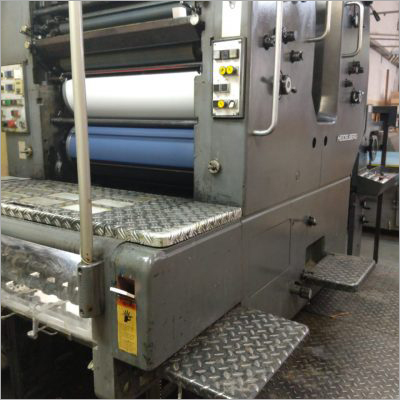 1995 Heidelberg SORMZ Offset Printing Machine - Metal, 20 x 28 Inch, 2 Color - Used Offset Machine with Suction Feeder and All Color Dampening