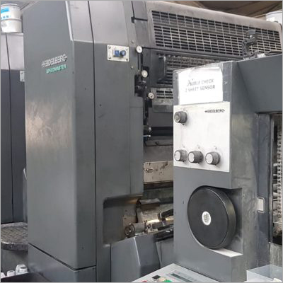 1998 Heidelberg Sm 102 Offset Printing Machine - Metal, 28 X 40 Inches, 4 Colors | Motorized Feeder, Double Sheet Detector, Low Maintenance, High Durability