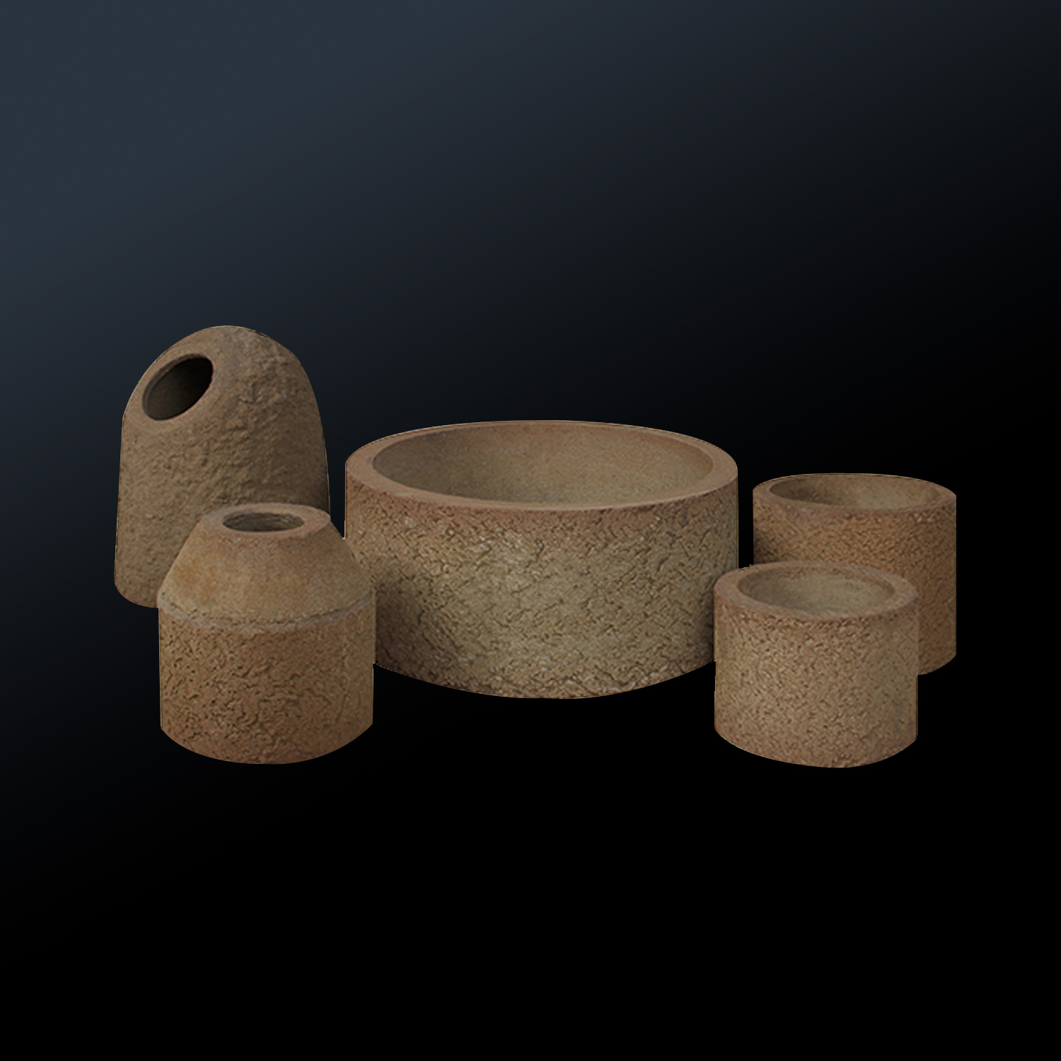 Insulation Risers & Sleeves Application: Embedded In Sand Or Assembly With Core