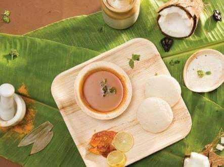 Areca Square Plate Application: Event And Party