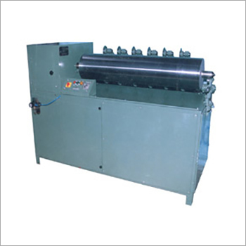 Paper Tube Trim Cutting Machine - 1 HP Power, 40" Cutting Width | Metal Build, PLC Control System, Green Color, Non-Computerized