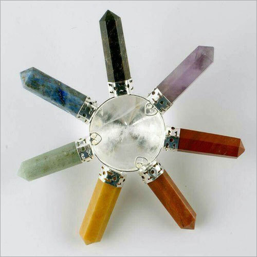 Round Brilliant Cut Agate 7 Cakra Generator