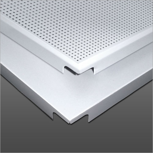 METTALIKA Metal CLIP IN Ceiling Panels - Galvanized Steel, 600x600 mm, 0.5 mm Thickness, NRC 0.55 to 0.75 , Rigid Design Suitable for Exterior Use