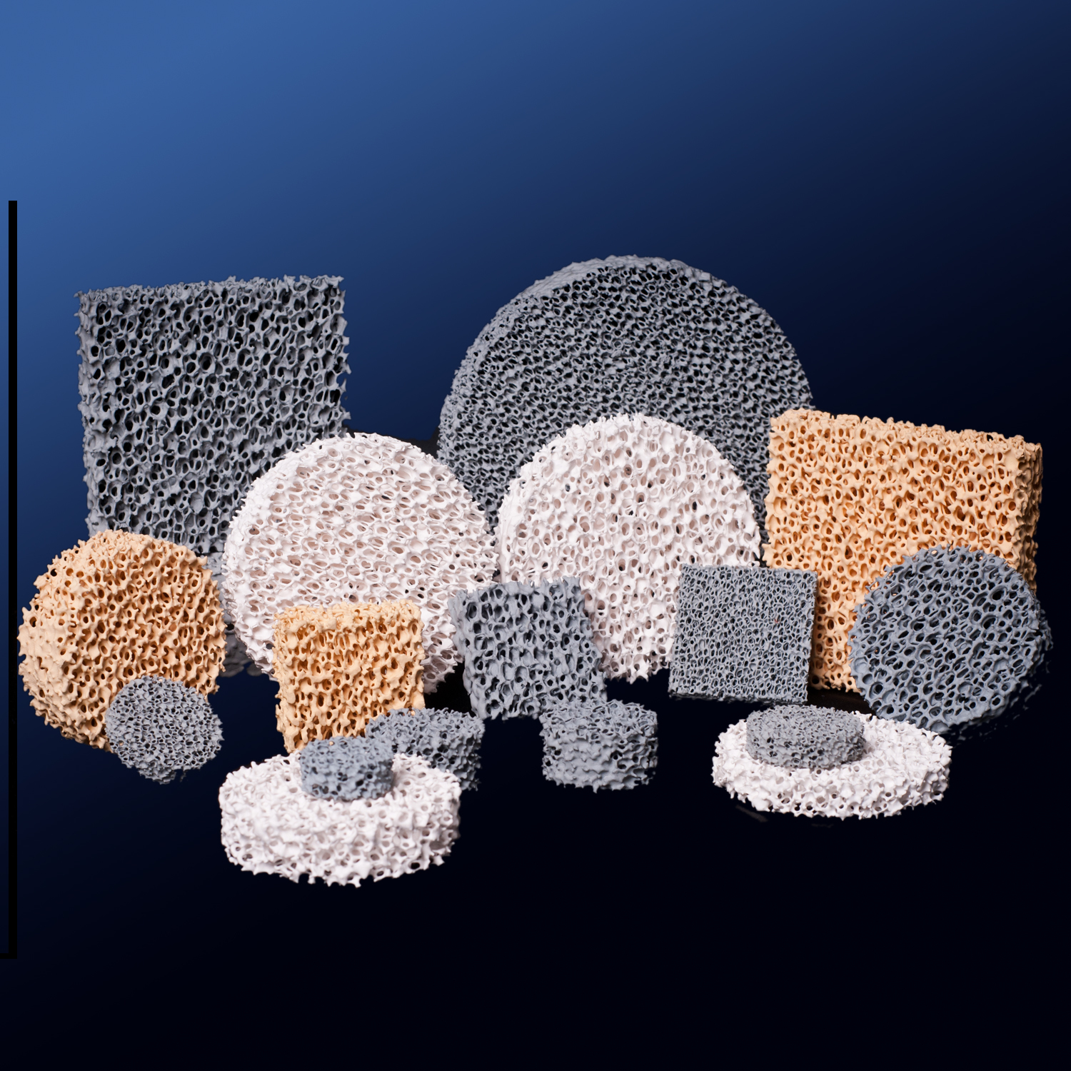 Foam Ceramic Filter For Casting Filtration Diameter: 30-600 Millimeter (Mm)