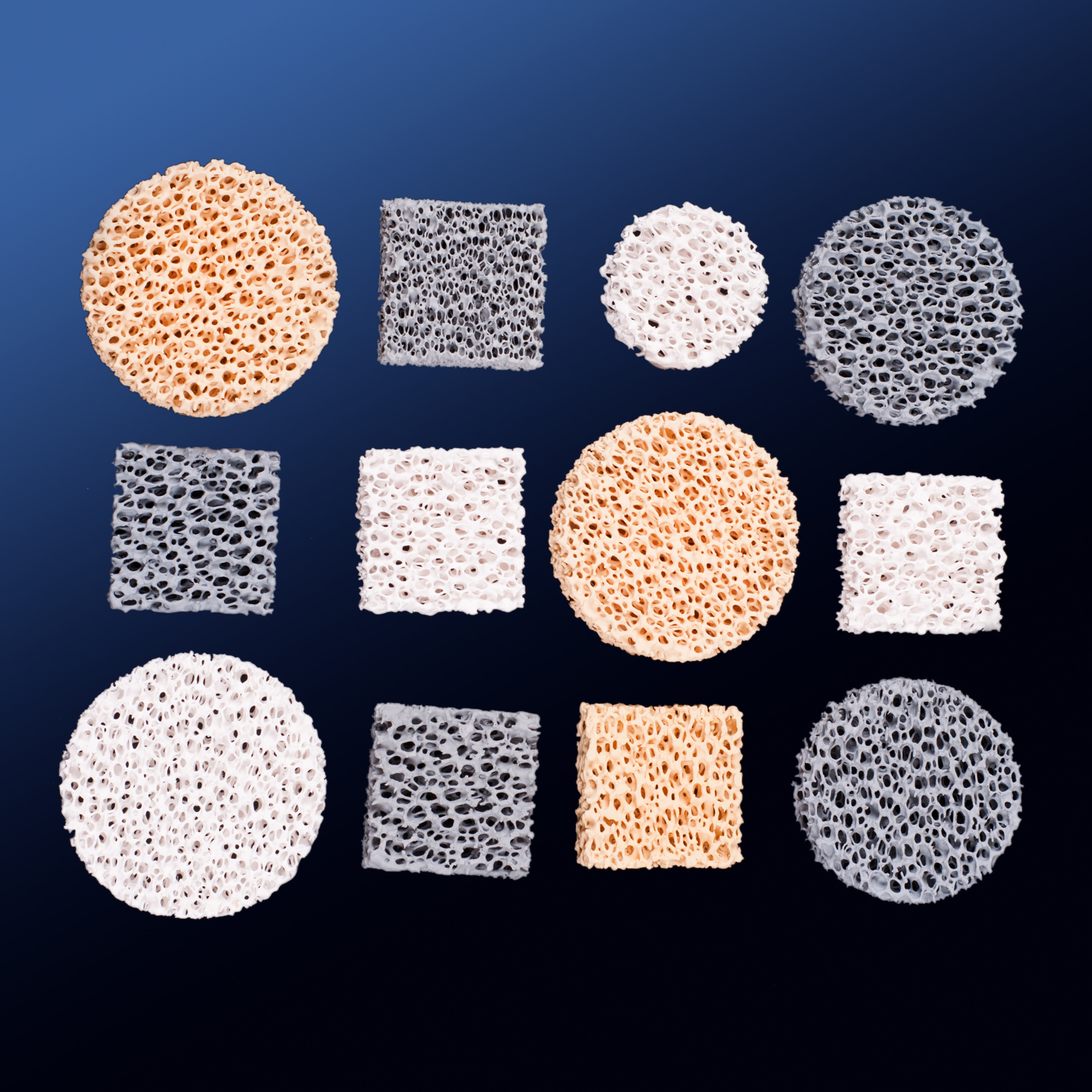 Foam Ceramic Filter For Casting Filtration Diameter: 30-600 Millimeter (Mm)