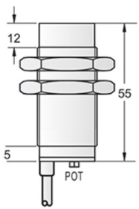 M30 Inductive Proximity Sensor Unshielded Ac No Nc Sn15mm Accuracy: 2 %