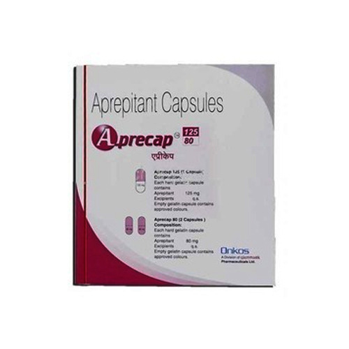 Aprecap Capsules - 125 mg Gelatin Oral Dosage | Aprepitant Active Ingredient, Blister Pack Packaging, Room Temperature Storage