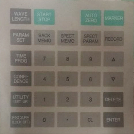 Industrial UV Detector Keypad