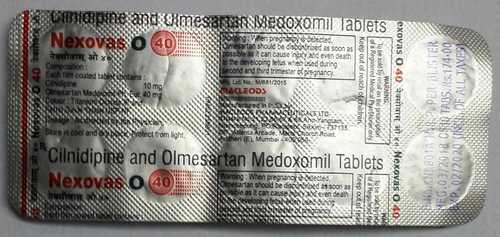 NEXOVAS O 40 - 10 mg CILNIDIPINE OLMESARTAN MEDOXOMIL Tablets | Decreases Blood Pressure, Suitable For Adults, Teenagers, Women, and Children, Store in Dry Place