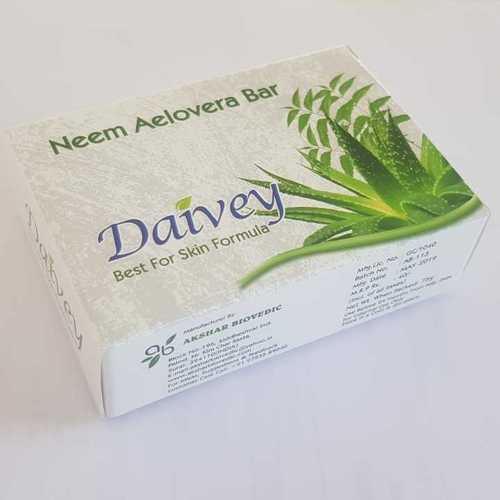 Neem Soap - 100g | Neem and Aloe Vera Blend, Green Rectangular Box for Optimal Skin Care