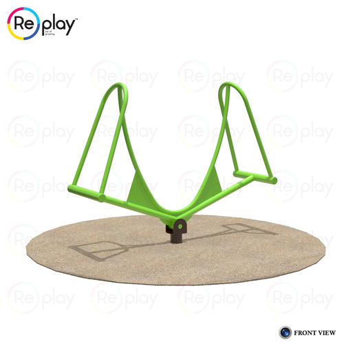 Steel And Rope Standing See-Saw