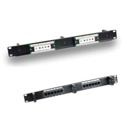 12 Port  Back Loading Distribution Panel With Cable Management Application: Industrial