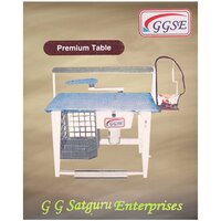 व्हाइट कमर्शियल पीई स्टीम आयरनिंग मशीन