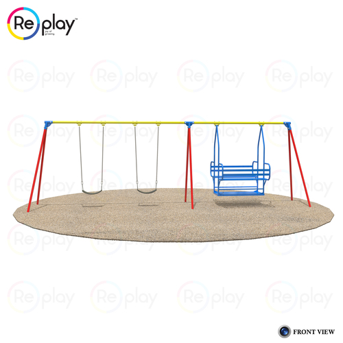 स्टील एंड रोप थ्री इन वन स्विंग