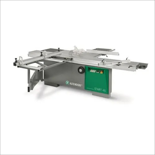 Silver And Green Altendorf Model Start45 Sliding Table Panel Saw