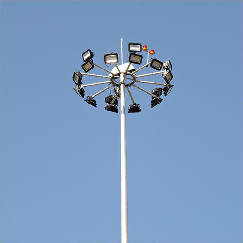 Mild Steel Electrical High Mast Lighting Pole