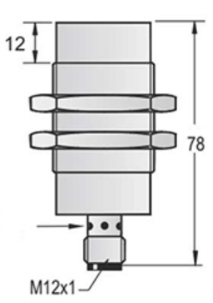 M30 Inductive Proximity Sensor Unshielded Ac No Nc Sn15mm Connector Accuracy: 2 %