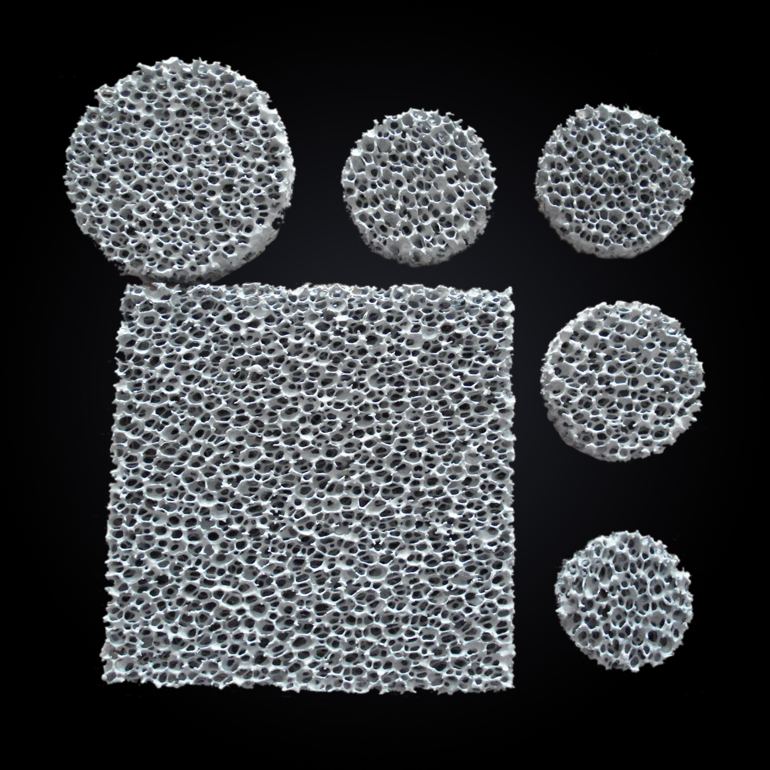 10-40ppi Sic Ceramic Foam Filter Application: Filtration Of Grey Iron