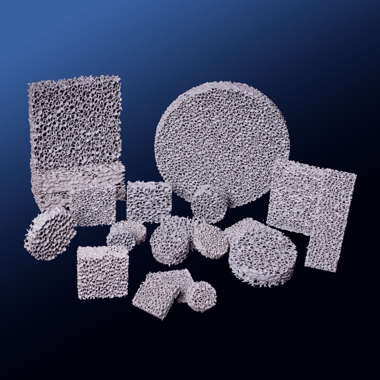 10-40ppi Sic Ceramic Foam Filter Application: Filtration Of Grey Iron