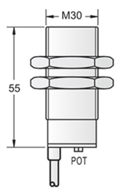 M30 Inductive Proximity Sensor Shielded Ac No Nc Sn10mm Accuracy: 2 %