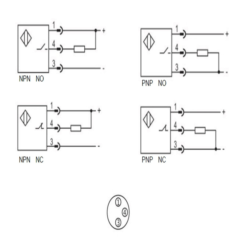 M30 Inductive Proximity Sensor Unshielded Dc No Nc Sn15mm Connector Accuracy: 2 %