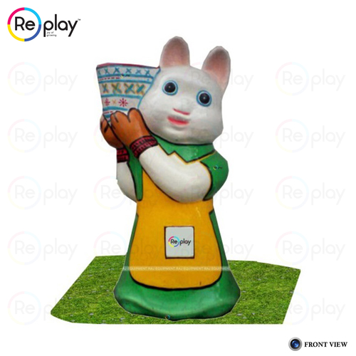 Pussy Cat Dustbin - 30Ltr FRP Material | Durable and Eco-Friendly Waste Solution