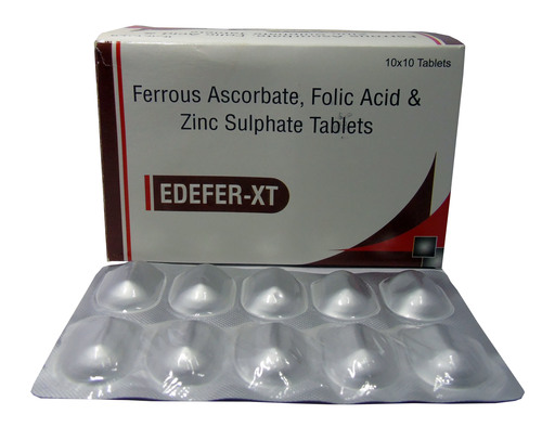 फेरस एस्कॉर्बेट, फोलिक एसिड और जिंक सल्फेट टैबलेट सामान्य दवाएं