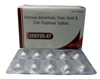 फेरस एस्कॉर्बेट, फोलिक एसिड और जिंक सल्फेट टैबलेट सामान्य दवाएं