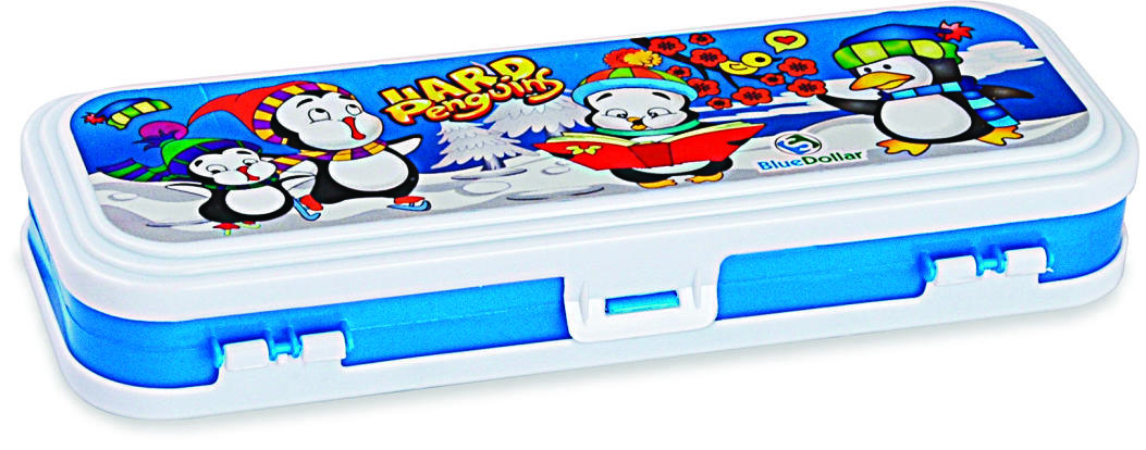 Dhoom Small Plastic Pencil Box - Multi-color Plastic, Compact Design With Separate Slots For Stationery, Sturdy And Durable, Ideal For School Use