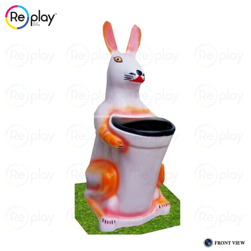 Rabbit Dustbin - 50 Ltr Capacity, Frp Material | Eco-friendly Waste Management Solution