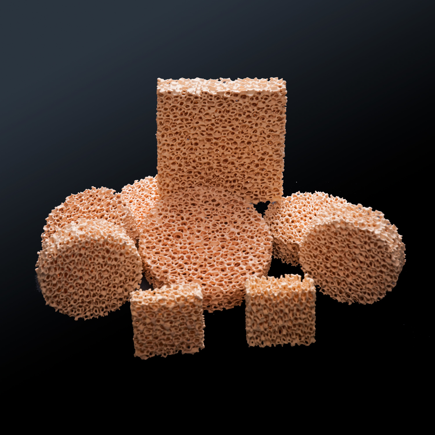 10-40ppi Zirconia Ceramic Foam Filter For Foundry Diameter: 30-600 Millimeter (Mm)