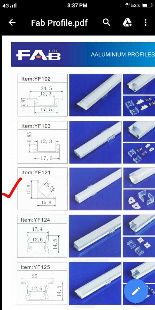 Aluminium Profile Application: For Indicators