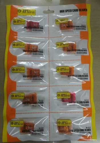 Card Reader - Plastic, 2x1x0.5 cm | High-Speed USB 2.0, Fast Transfer, Compact Design, Wide Compatibility, Easy to Use, Durable Build