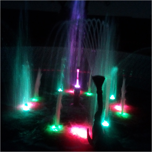 Multiple Color Programmable Outdoor Fountain