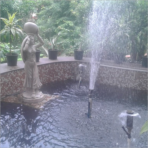 Available In Multi Color. Bell Nozzle Vulcan Outdoor Fountain