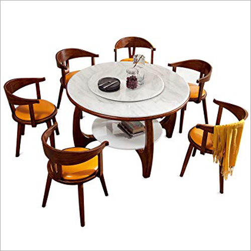 गोल मेज डाइनिंग सेट