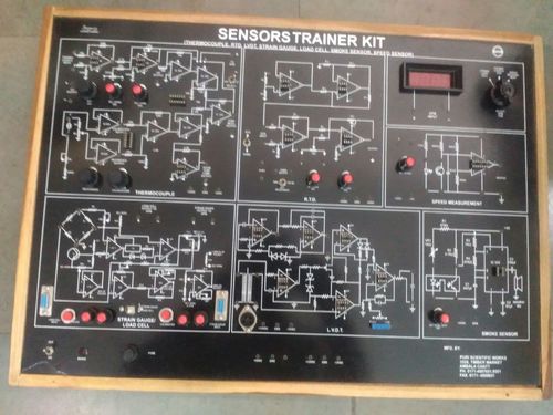 Sensor Trainer Kit - ABS Plastic, 220V Power Supply, Sensor Study with Test Points and Detailed Manual | Supports Thermocouple, RTD, Load Cell, Strain Gauge, LVDT, Smock, Speed Sensors