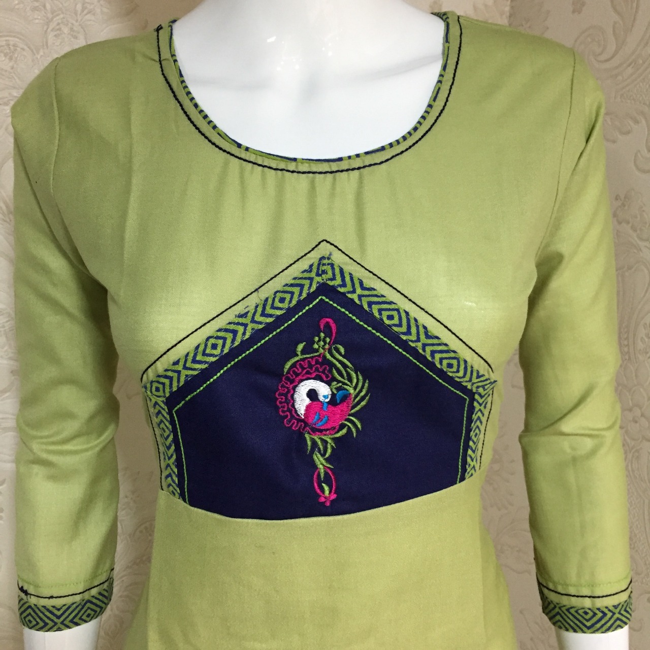 Parrot Printed Kurtis