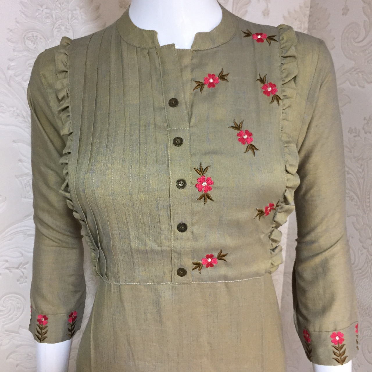 Beige Designer Kurtas