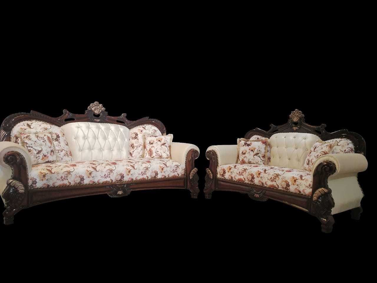 Handmade Carving 7 Seater Sofa Sets