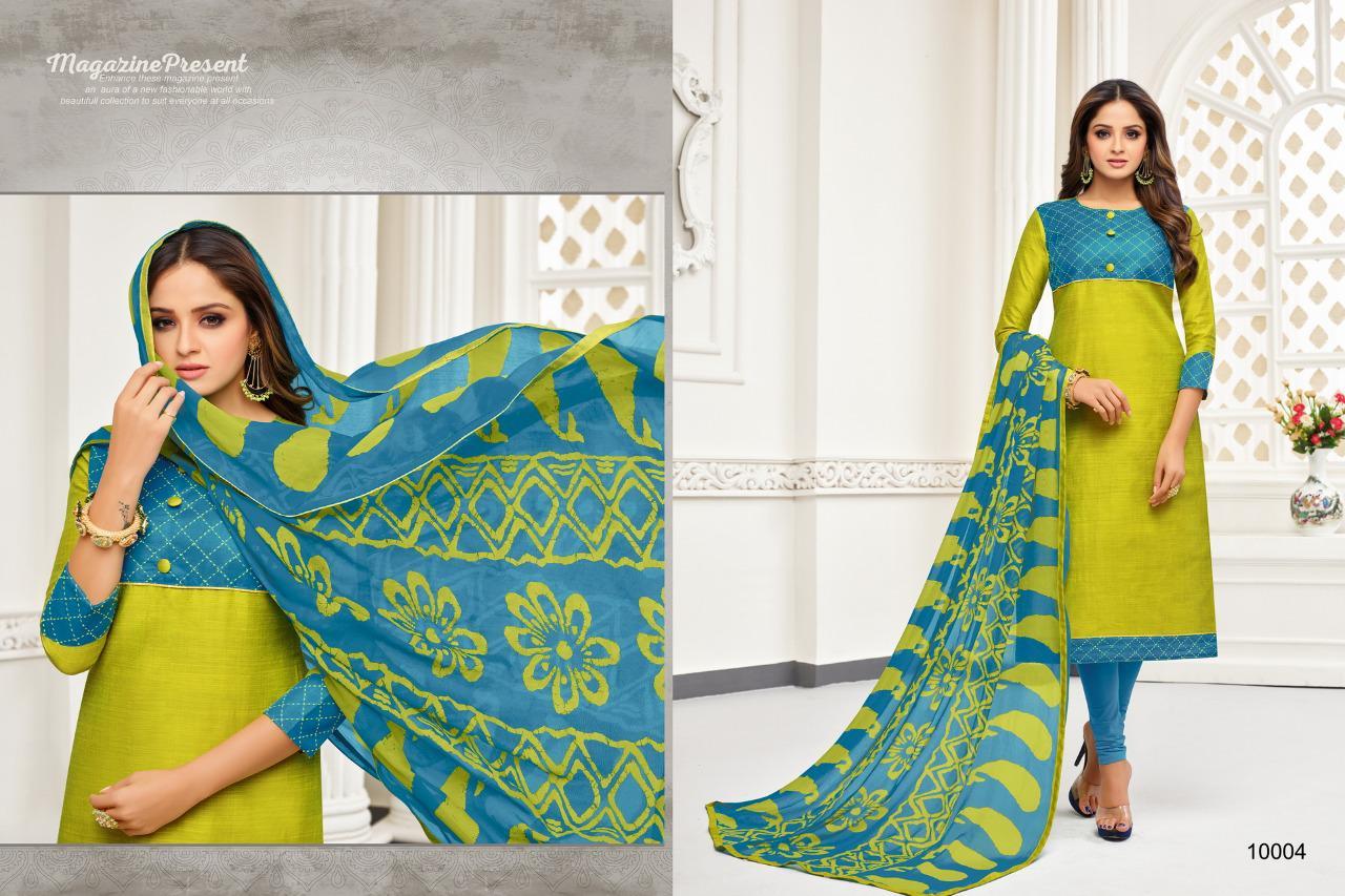 Designer Churudar Salwar Suit - Cotton Polyester, Customized Size, All Colors | Full Sleeves, Embroidered Pattern, Stone Decoration