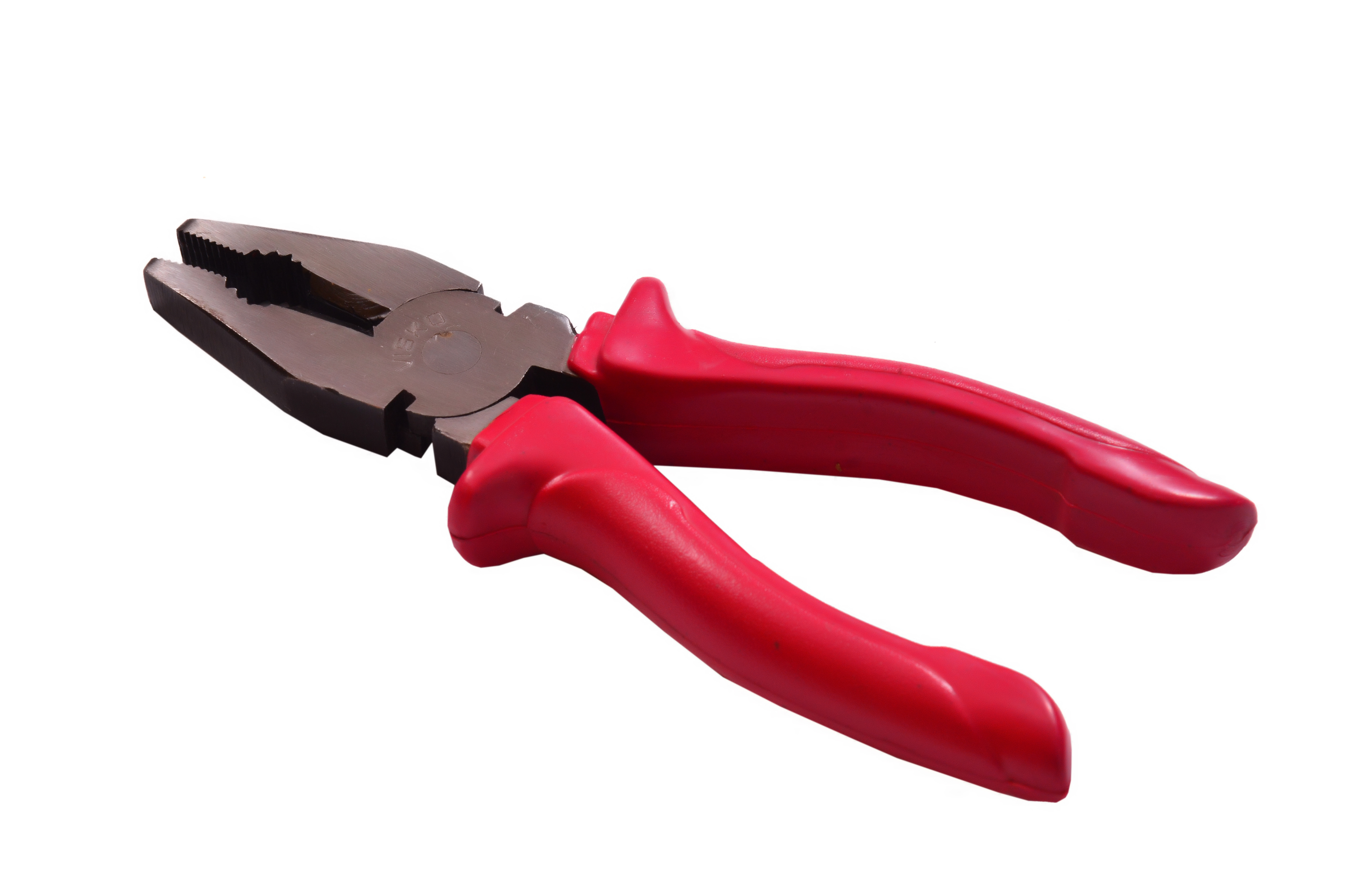 Combination Plier 6 Inch - Steel, 6 Inch, Plastic Handle | Wire Cutting, Strong Grip, Durable, Versatile Use