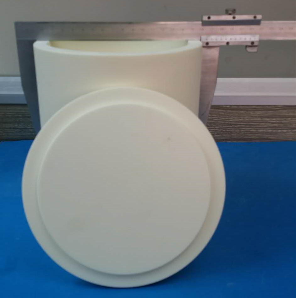 Cylindrical Alumina Crucible Ceramic Parts