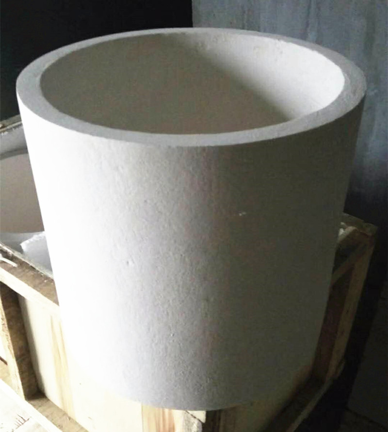 Cylindrical Alumina Crucible Ceramic Parts