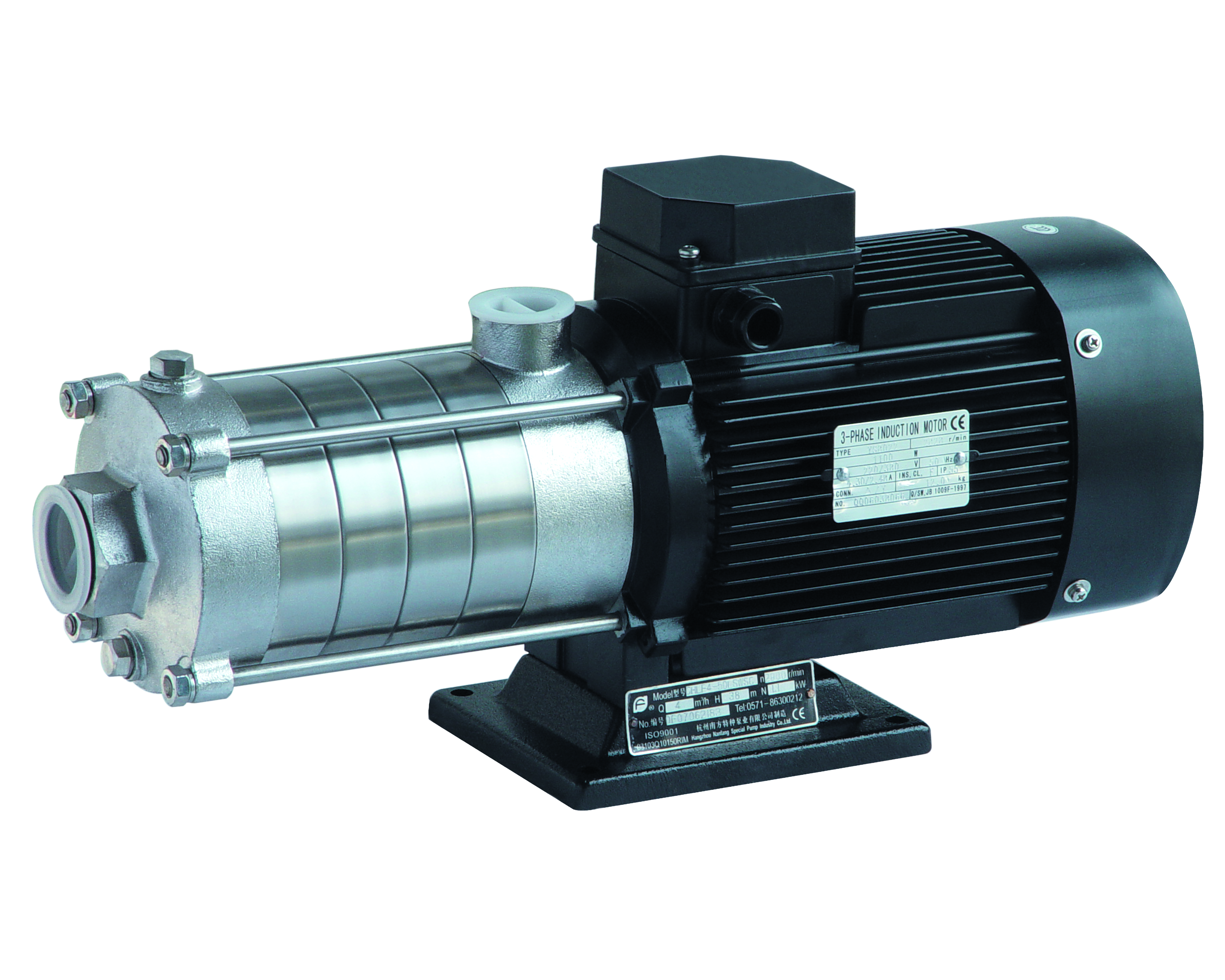 Horizontal Multistage Centrifugal Pump - Ss 304/316, Flow Rate 0.5-28 M3/h, Max Pressure 6 Bar | Low-noise, Energy Efficient, Easy To Install & Operate
