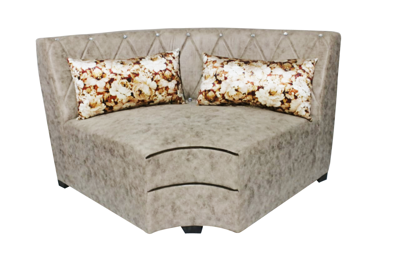 Handmade L Shaped Fabric Sofa