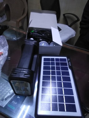 Black Solar Home Lighting System